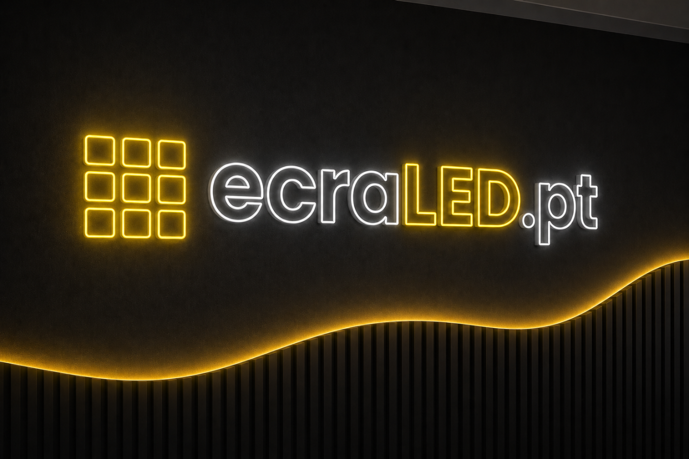 Logotipo em Neon LED